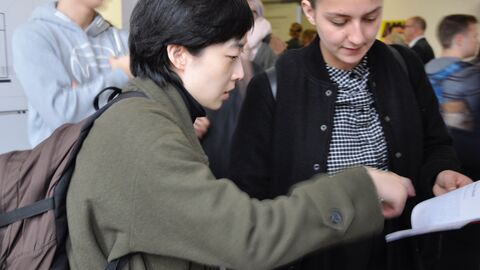 Ausstellungsbesucher