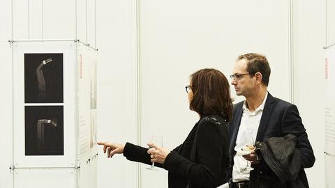 Ausstellungsbesucher 