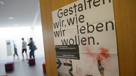 Plakat zur World design Capital Frankfurt RheinMain Plakat