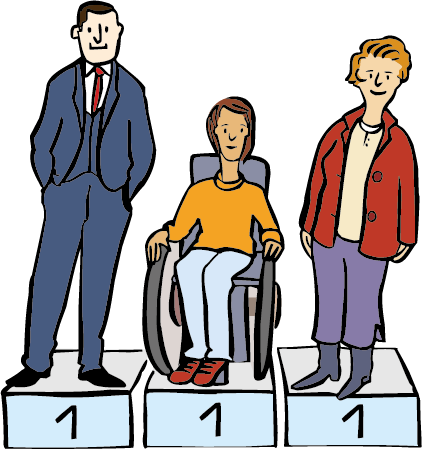 Alle Menschen sind gleich viel wert..